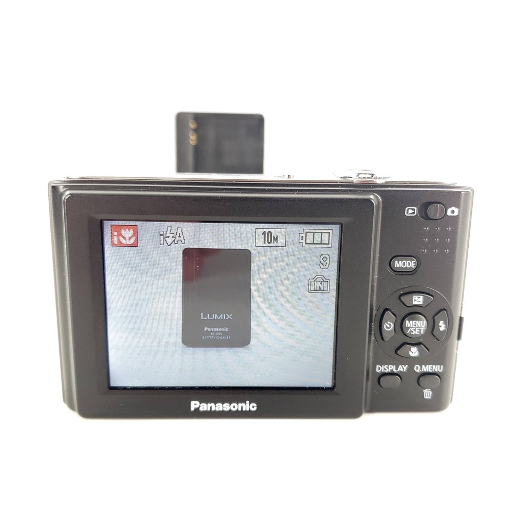 Panasonic LUMIX DMC-F2 10.1 MP Digital Camera Black w/ Battery, Charger, SD Card - Picture 9 of 15